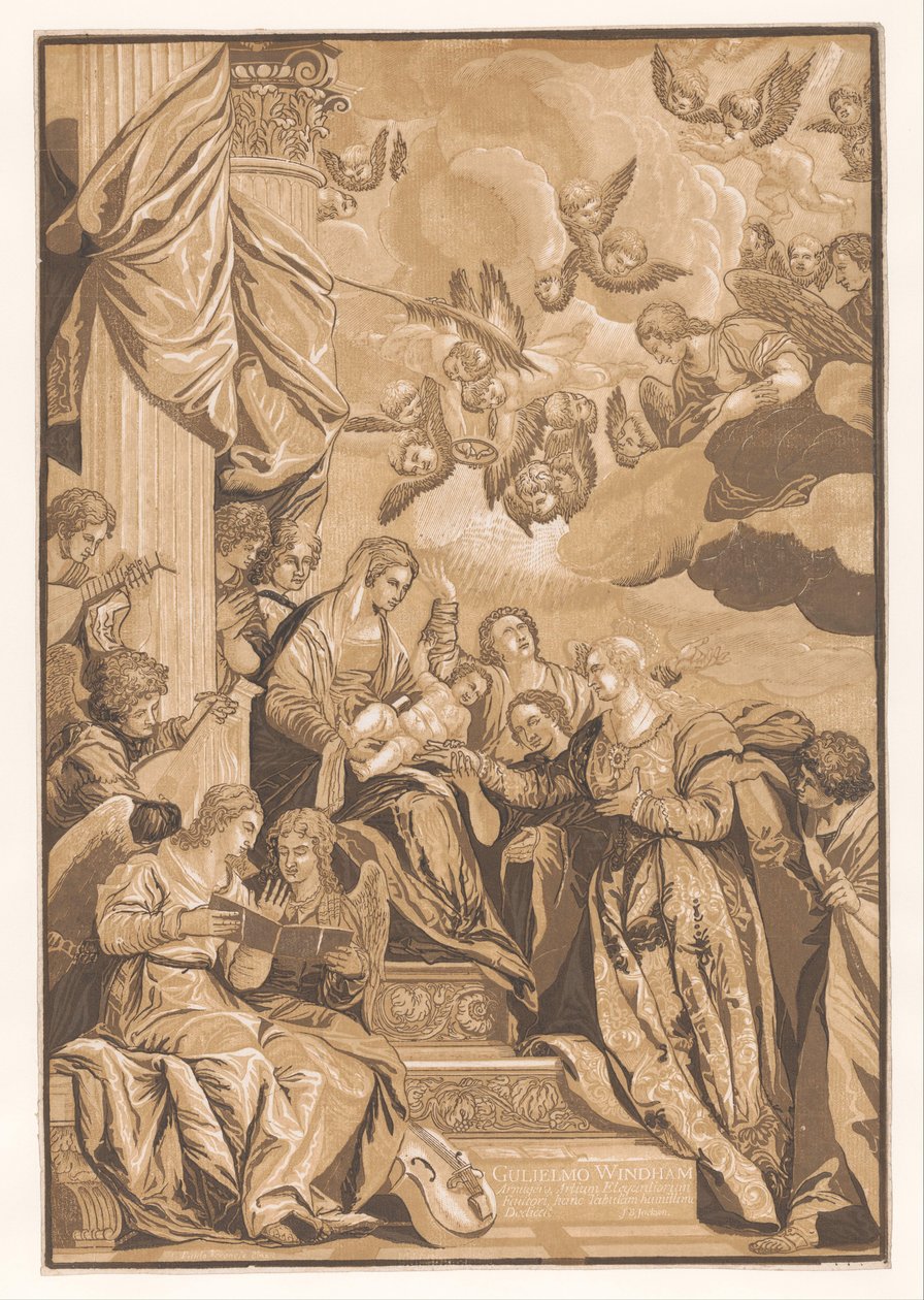 Sankt Catherines ægteskab Kunstværker af venetianske mestre (serietitel) Opera selectora (serietitel) af John Baptist Jackson