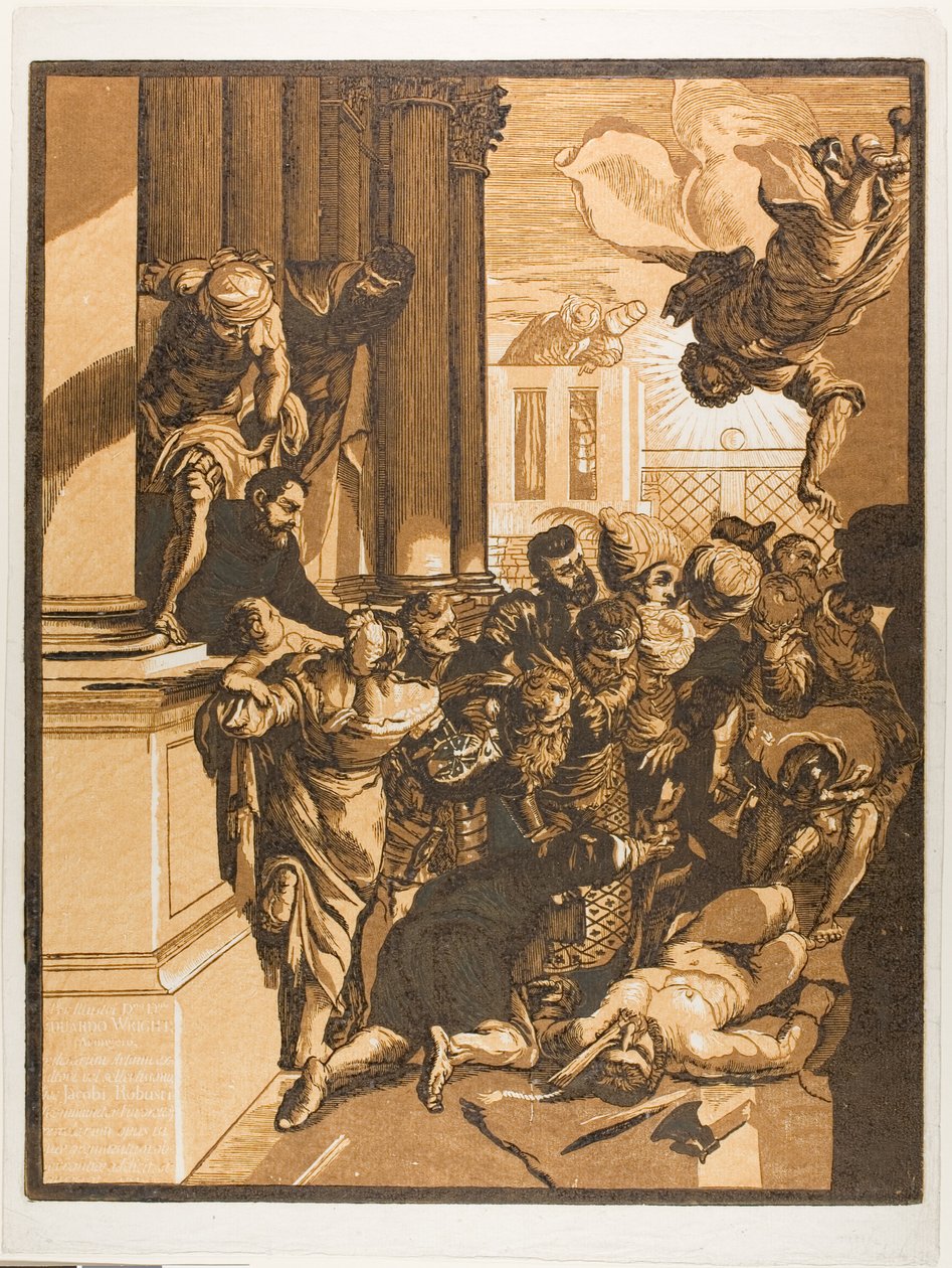 Sankt Markus redder en slave fra tortur, fra Opera Selectiora af John Baptist Jackson
