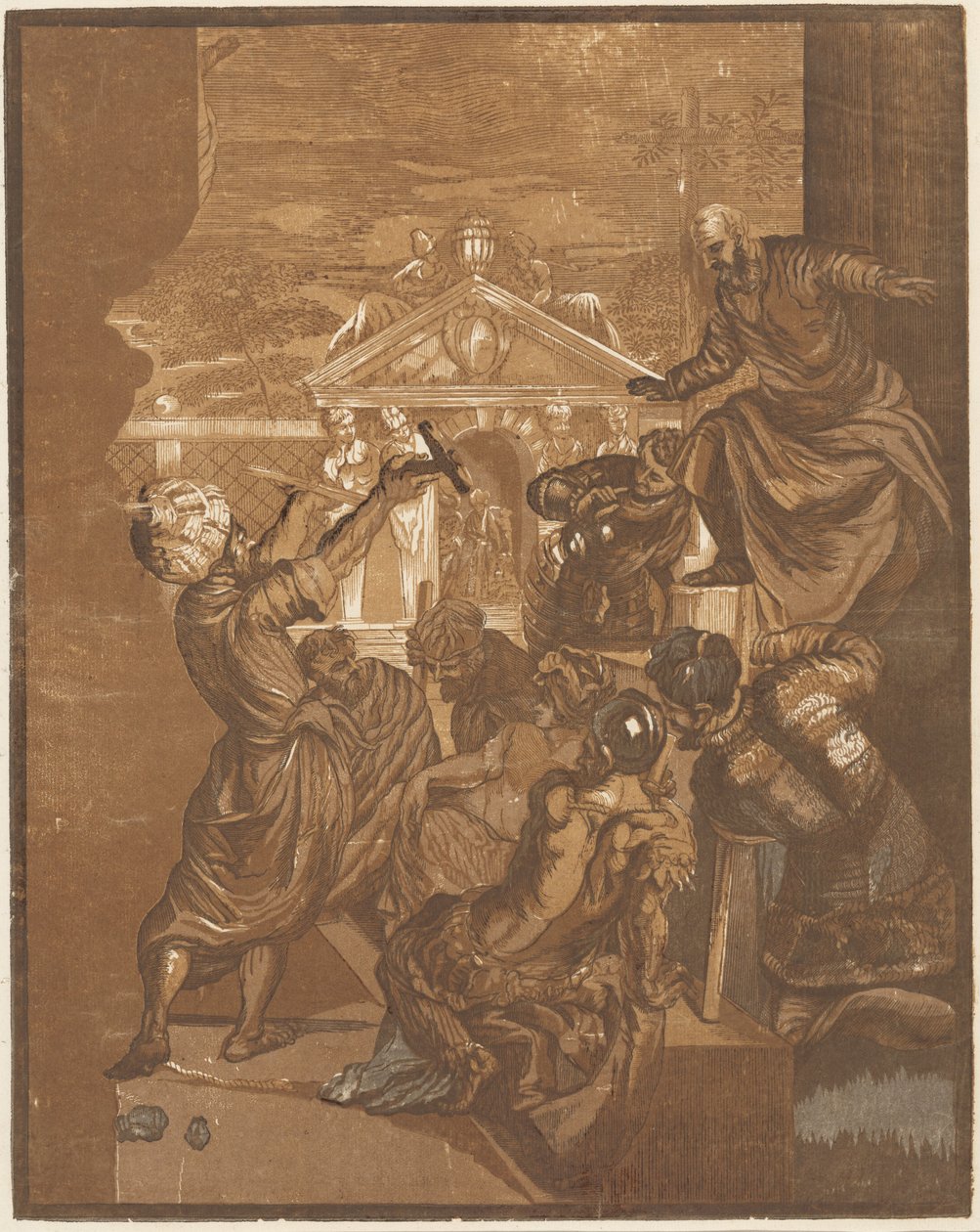 The Miracle of Saint Mark (højre side) af John Baptist Jackson after Jacopo Tintoretto
