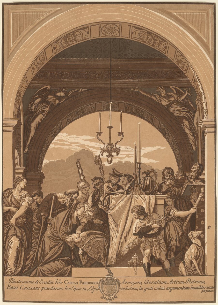Præsentationen i templet af John Baptist Jackson, after Veronese