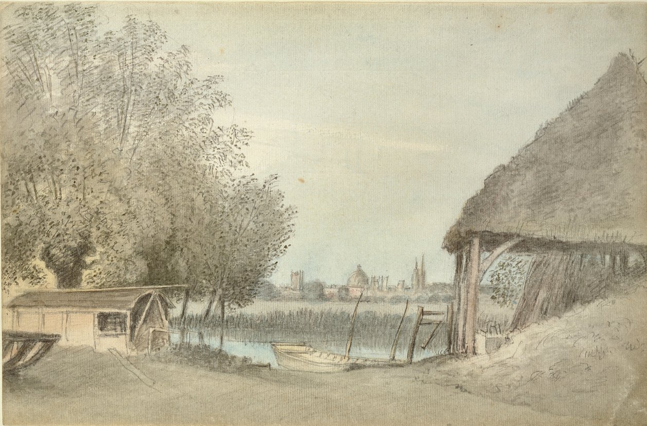 Ferry Hinksey, nær Oxford, 15. juni 1789 af John Baptist Malchair