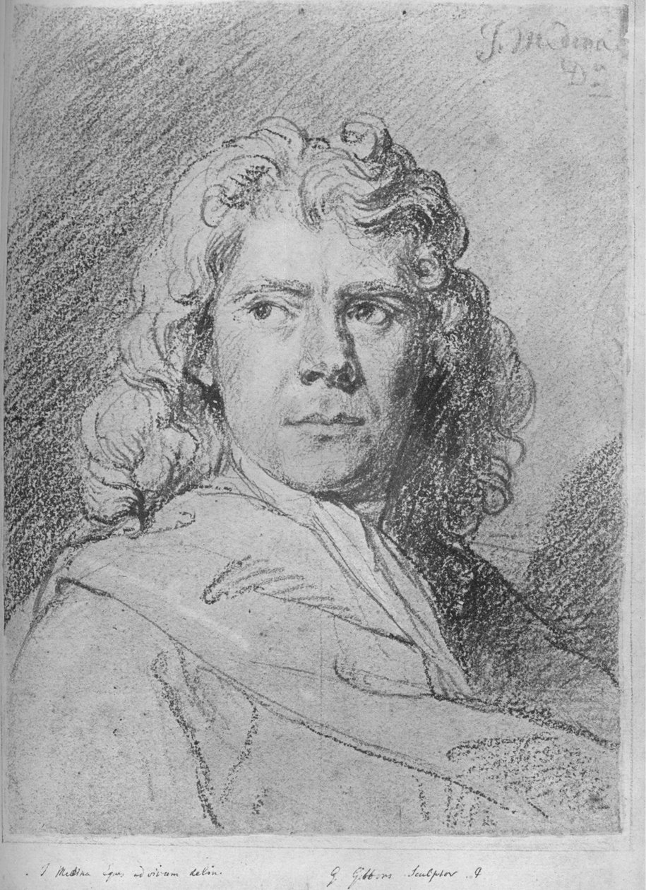 Grinling Gibbons, slutningen af det 17. århundrede, 1930. af John Baptist de Medina