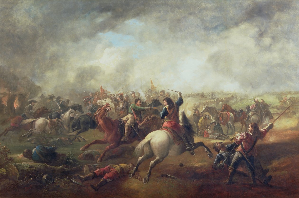 Slaget ved Marston Moor, 1644 af John Barker