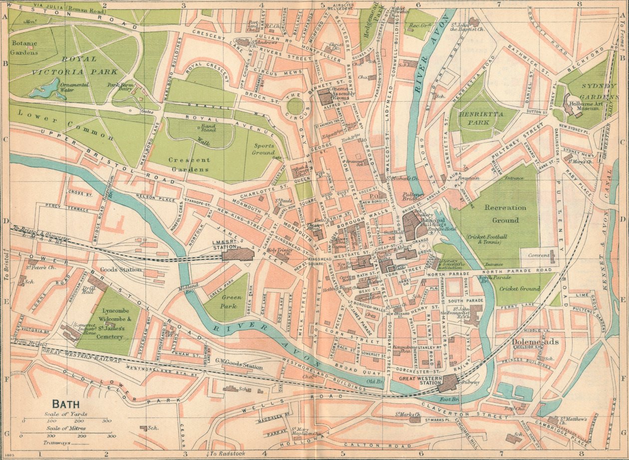 Bath c20th Century af John Bartholomew