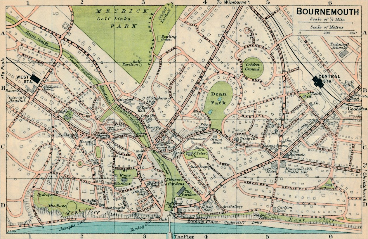 Bournemouth, det 20. århundrede af John Bartholomew