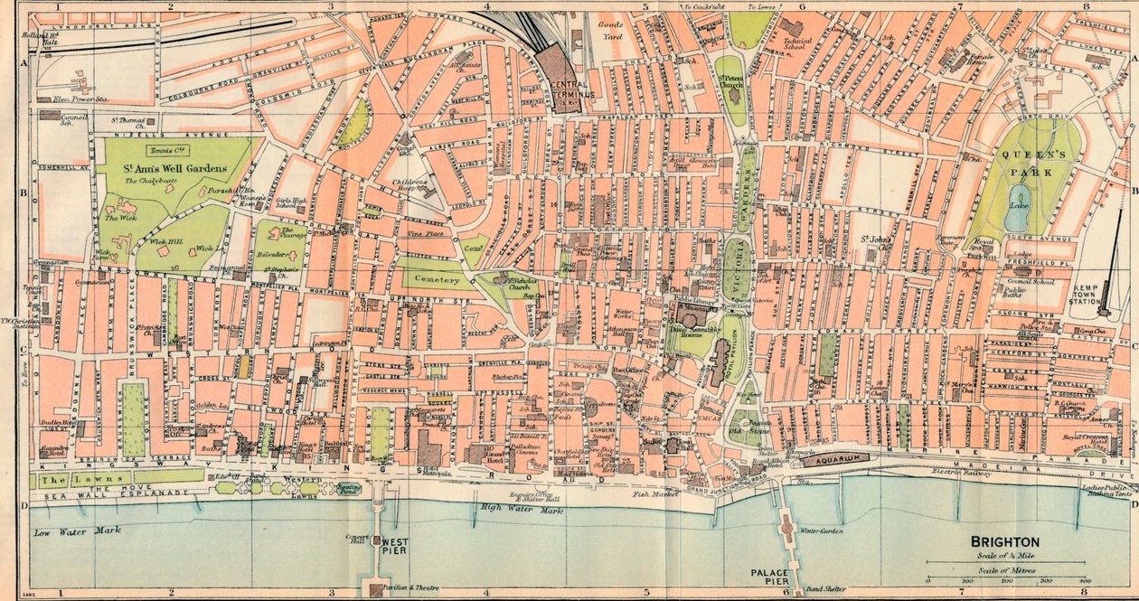 Brighton, det 20. århundrede af John Bartholomew