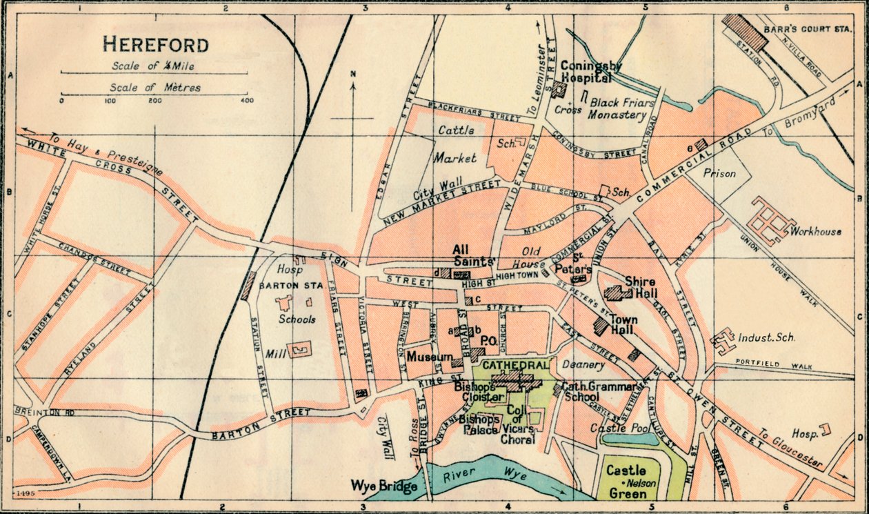 Hereford, det 20. århundrede af John Bartholomew