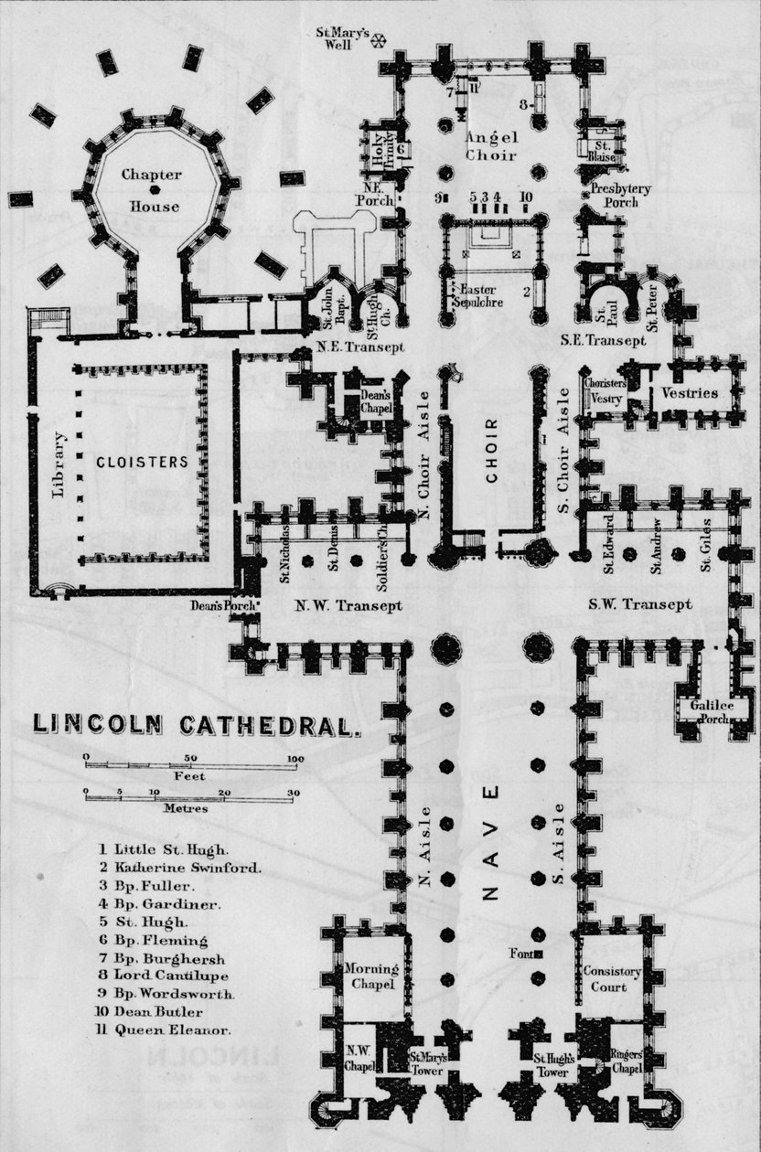 Lincoln Cathedral, c20th Century af John Bartholomew