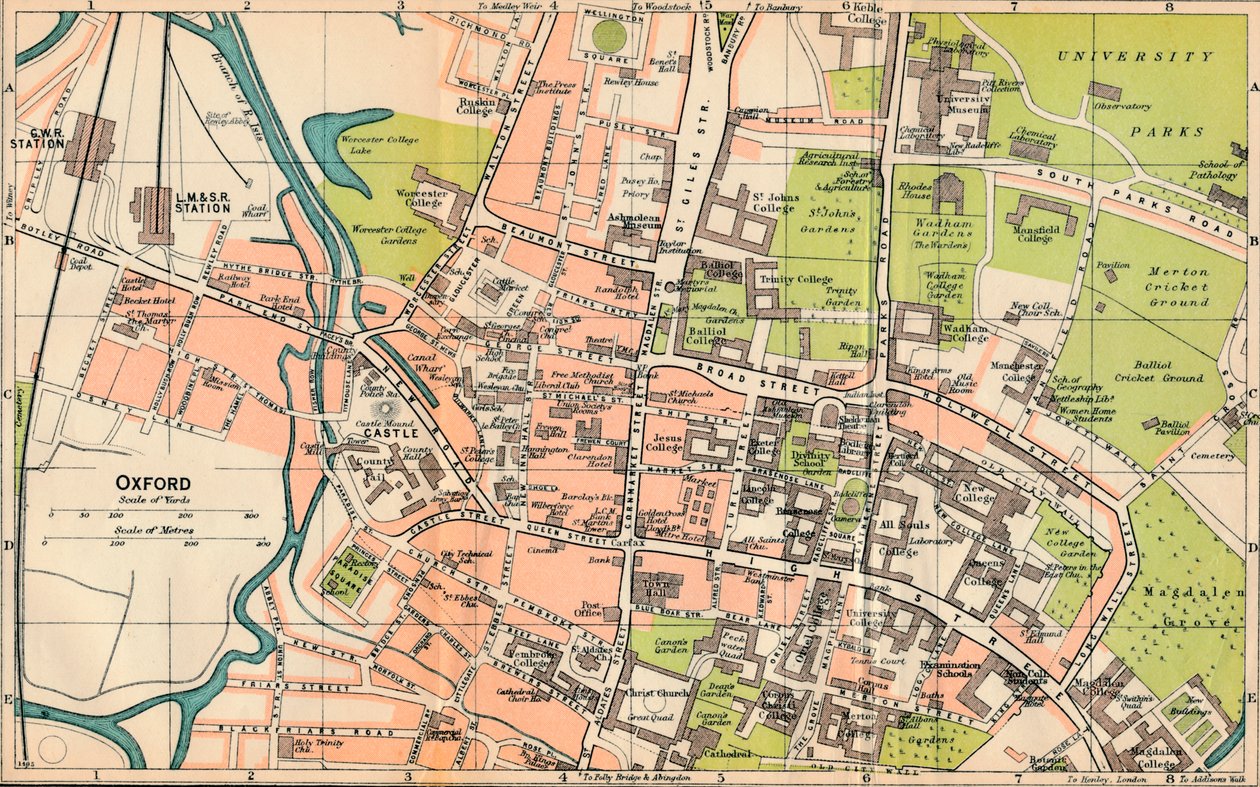 Oxford, det 20. århundrede af John Bartholomew