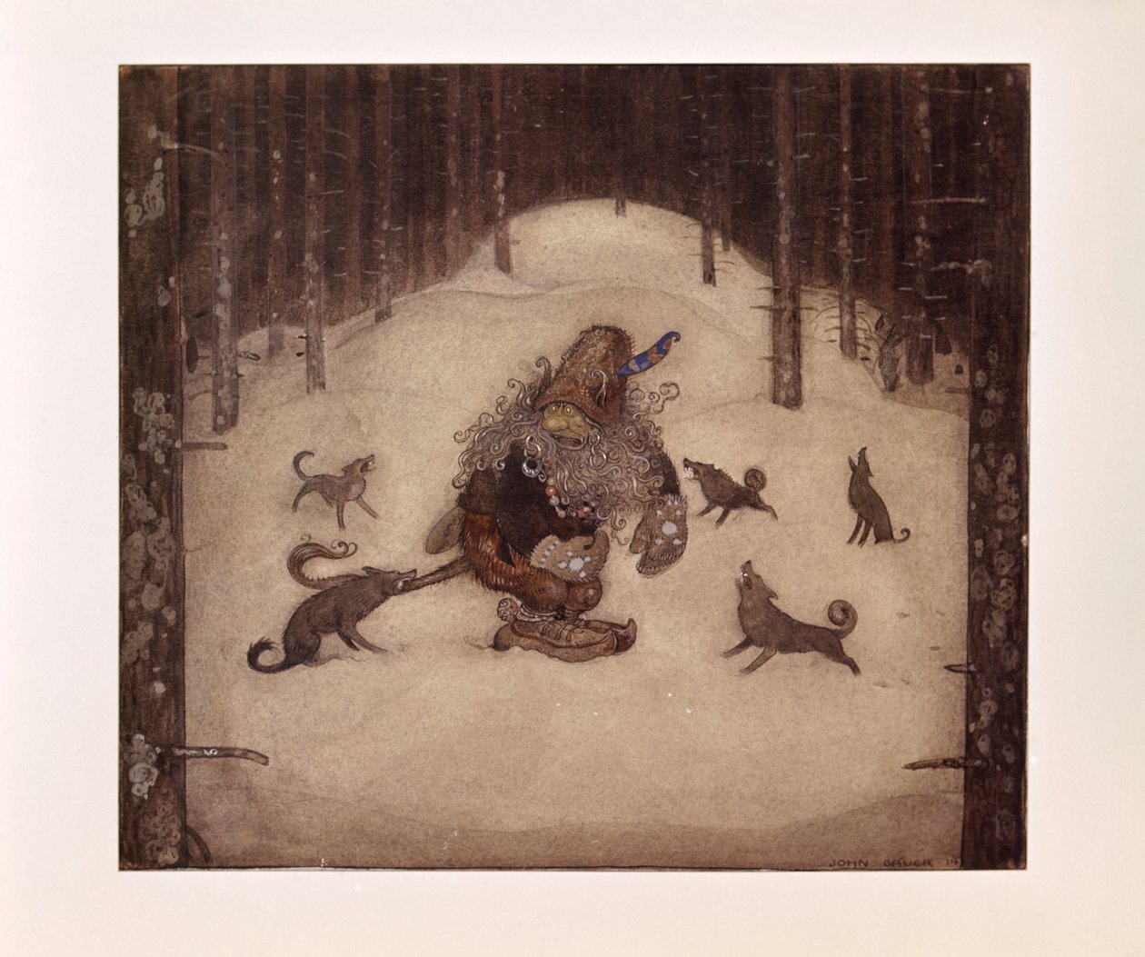 John Bauer, Trold og ulve af John Bauer