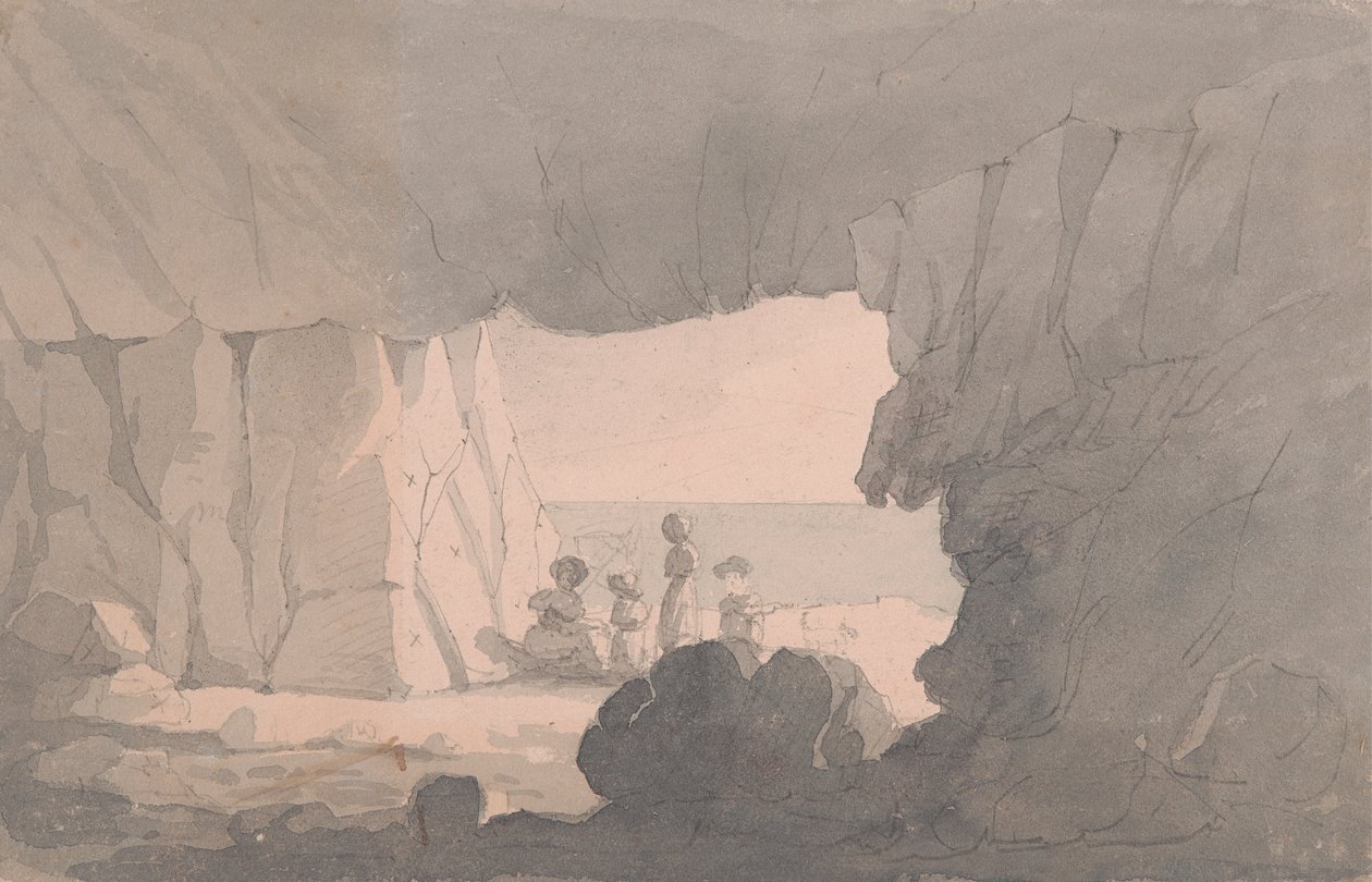 Tilly Whim Cave, Dorset af John Baverstock Knight