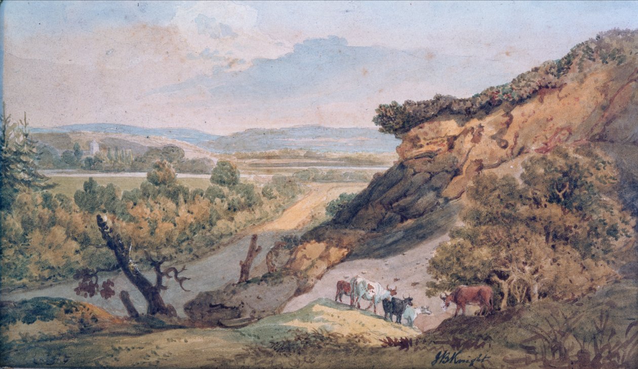 Ringwood (akvarel på papir) af John Bavistock Knight
