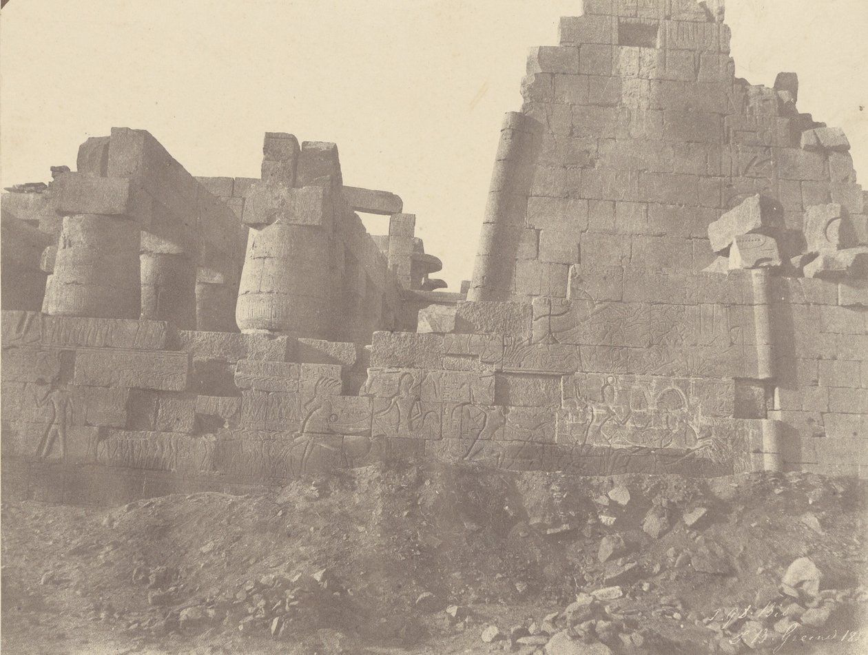 [Karnac, Hypostyle Hall, North Wall, External Face, N°1 bis]. af John Beasley Greene