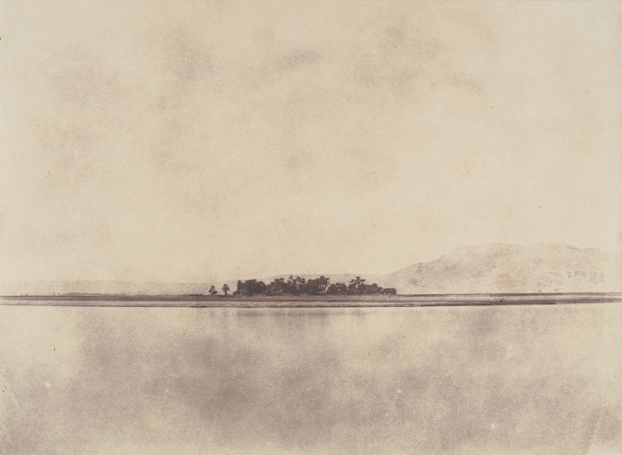 Nilen foran Theban Hills, 1853-54. af John Beasley Greene