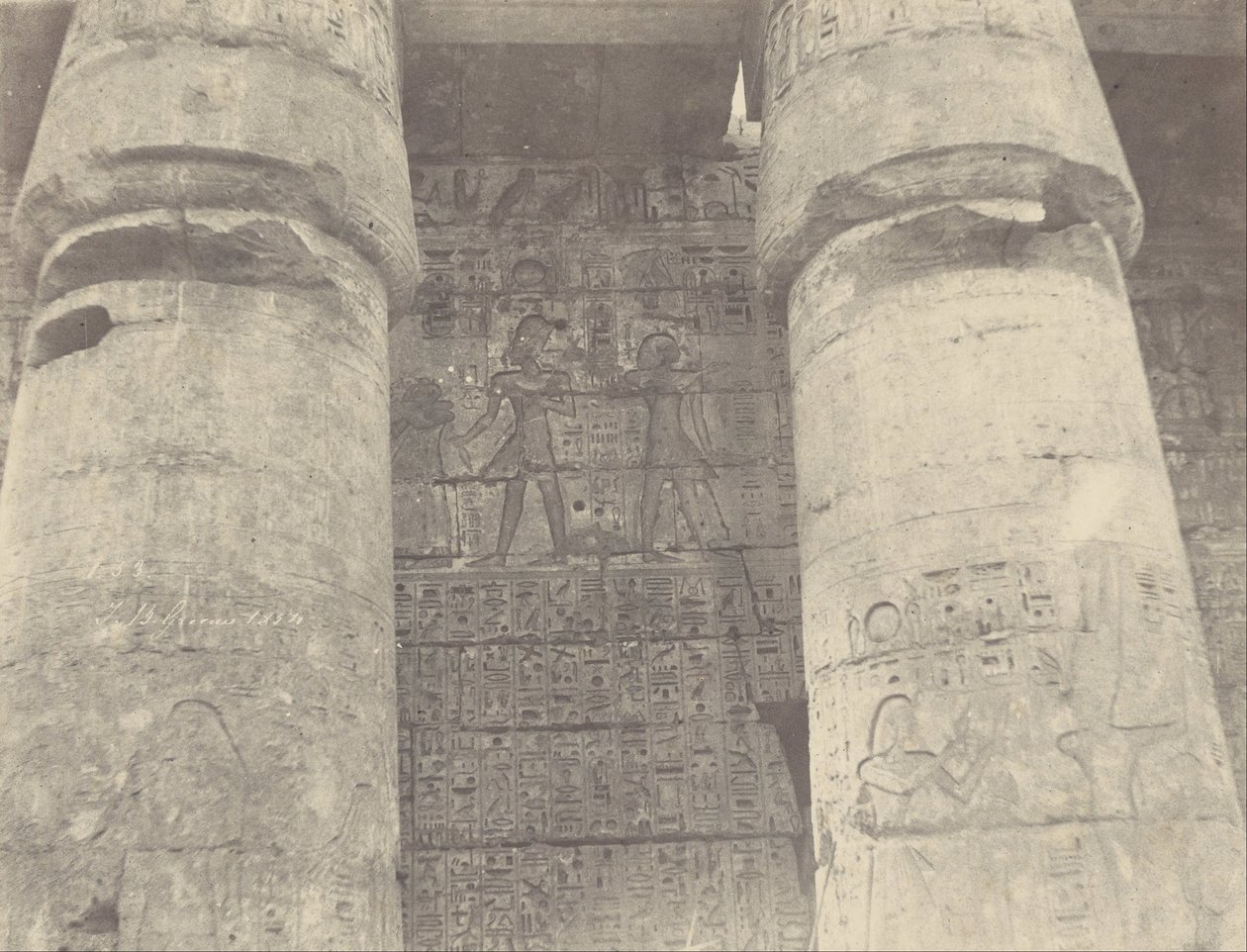 Medinet Habu, Ramses Méïamoun -paladset, venstre væg af John Beasly Greene