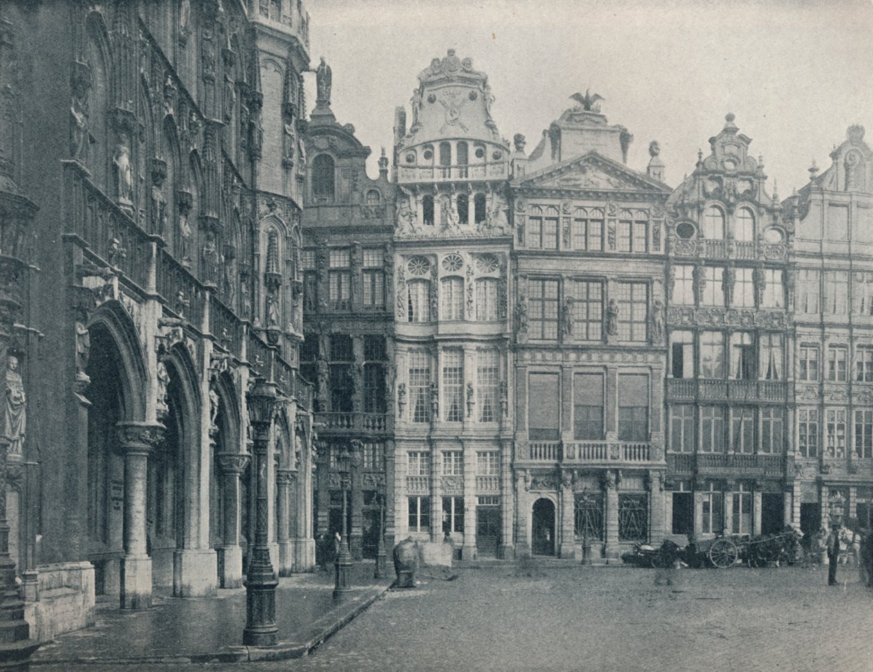 Et hjørne af Grand Place, Bruxelles, Belgien, c1900 1914-1915 af John Benjamin Stone