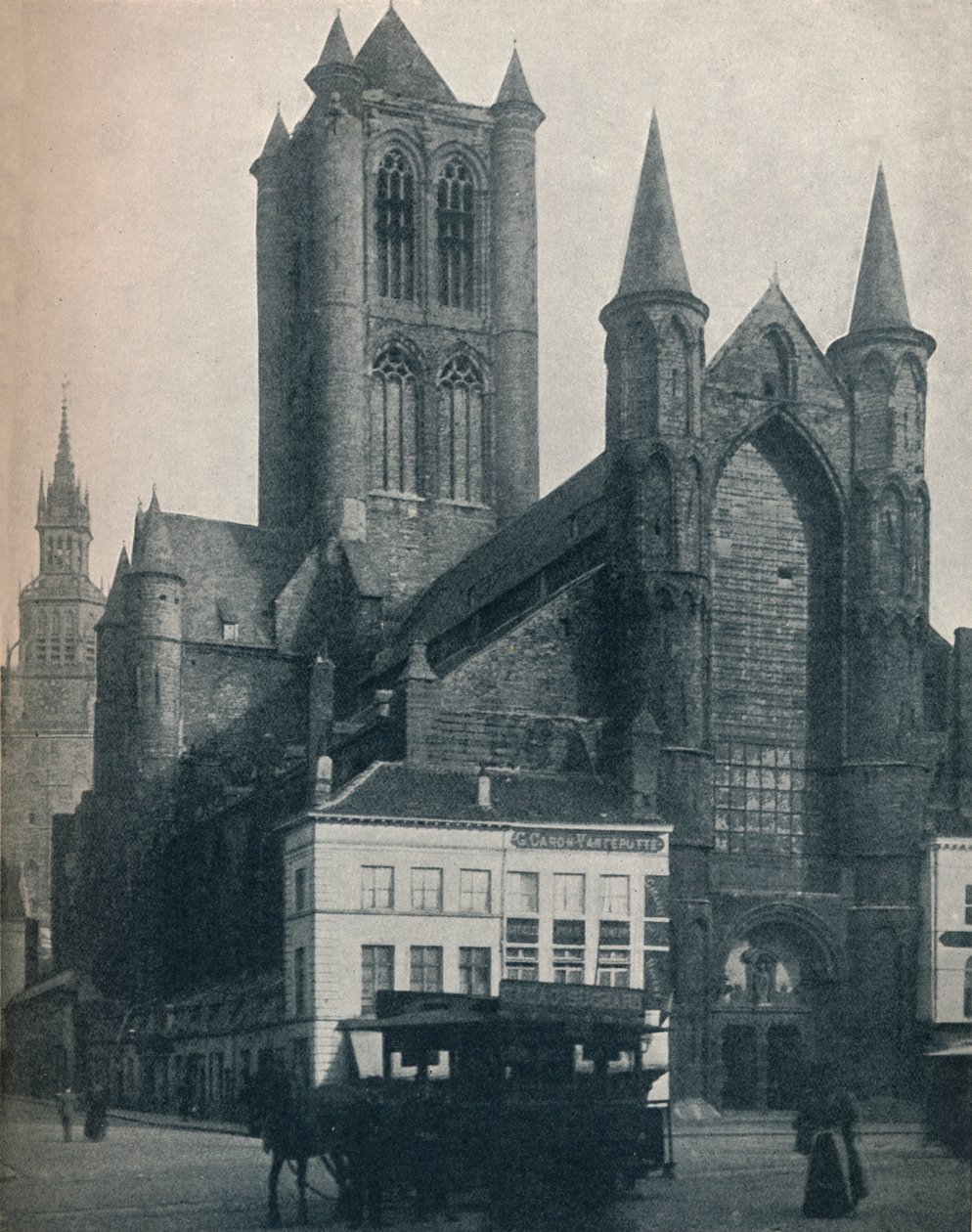 St. Bavo-katedralen, Gent, Belgien, c1900 1914-1915 af John Benjamin Stone