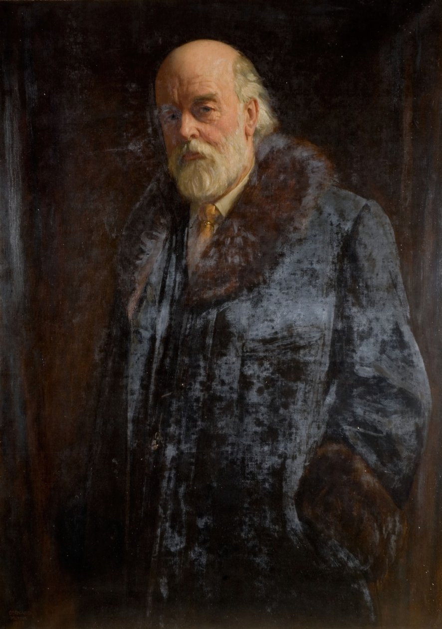 Portræt af Sir Oliver Lodge, 1923. af John Bernard Munns