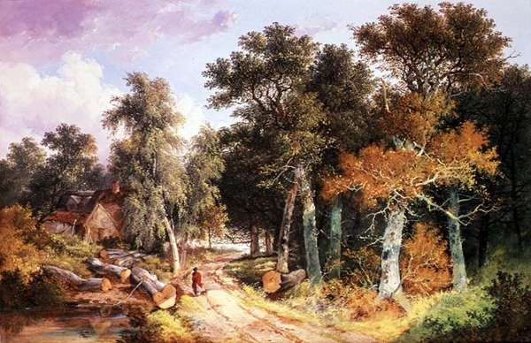 Landskab af John Berney Ladbrooke