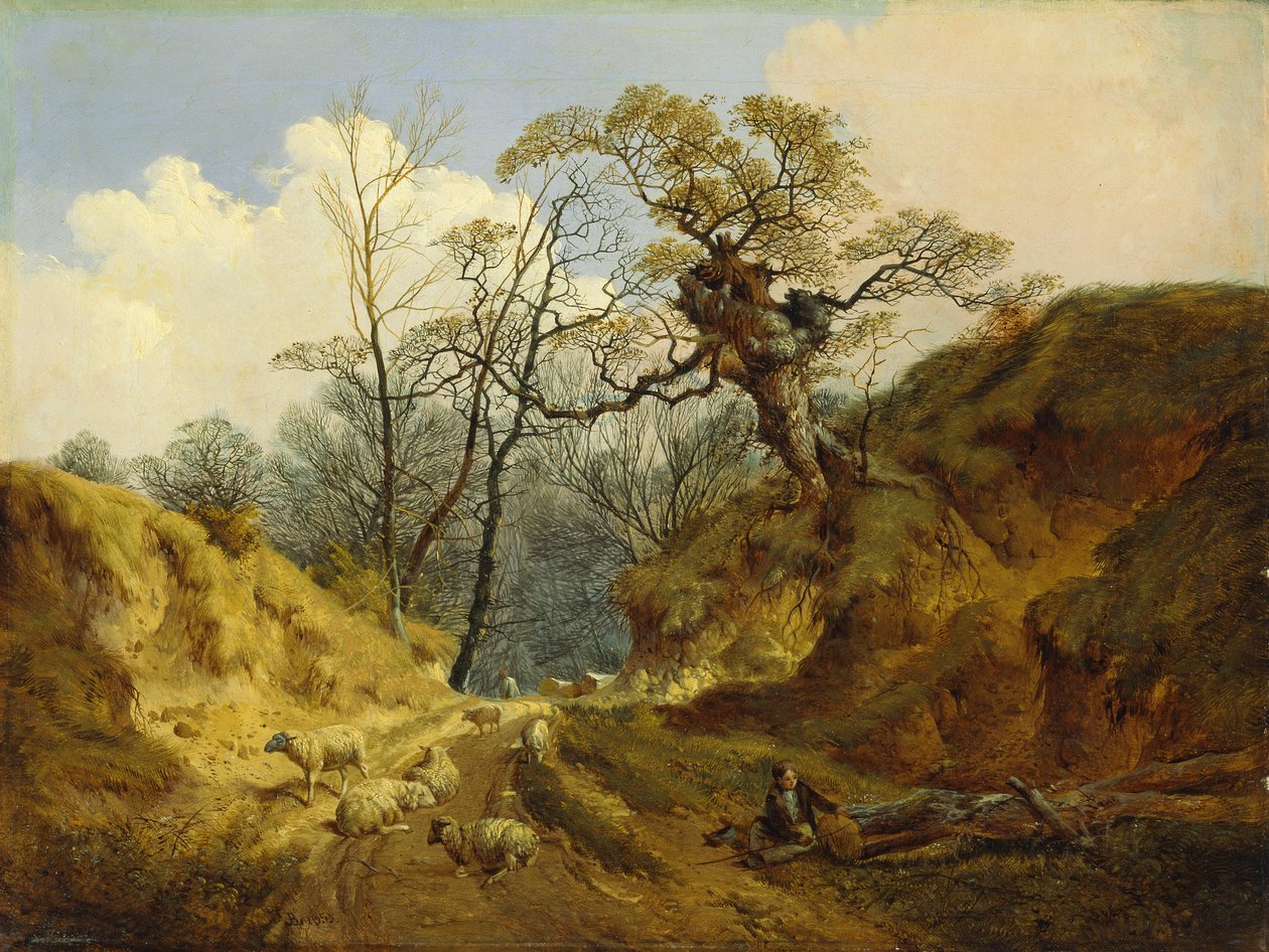Crown Point, Whitlingham, nær Norwich af John Berney Ladbrooke