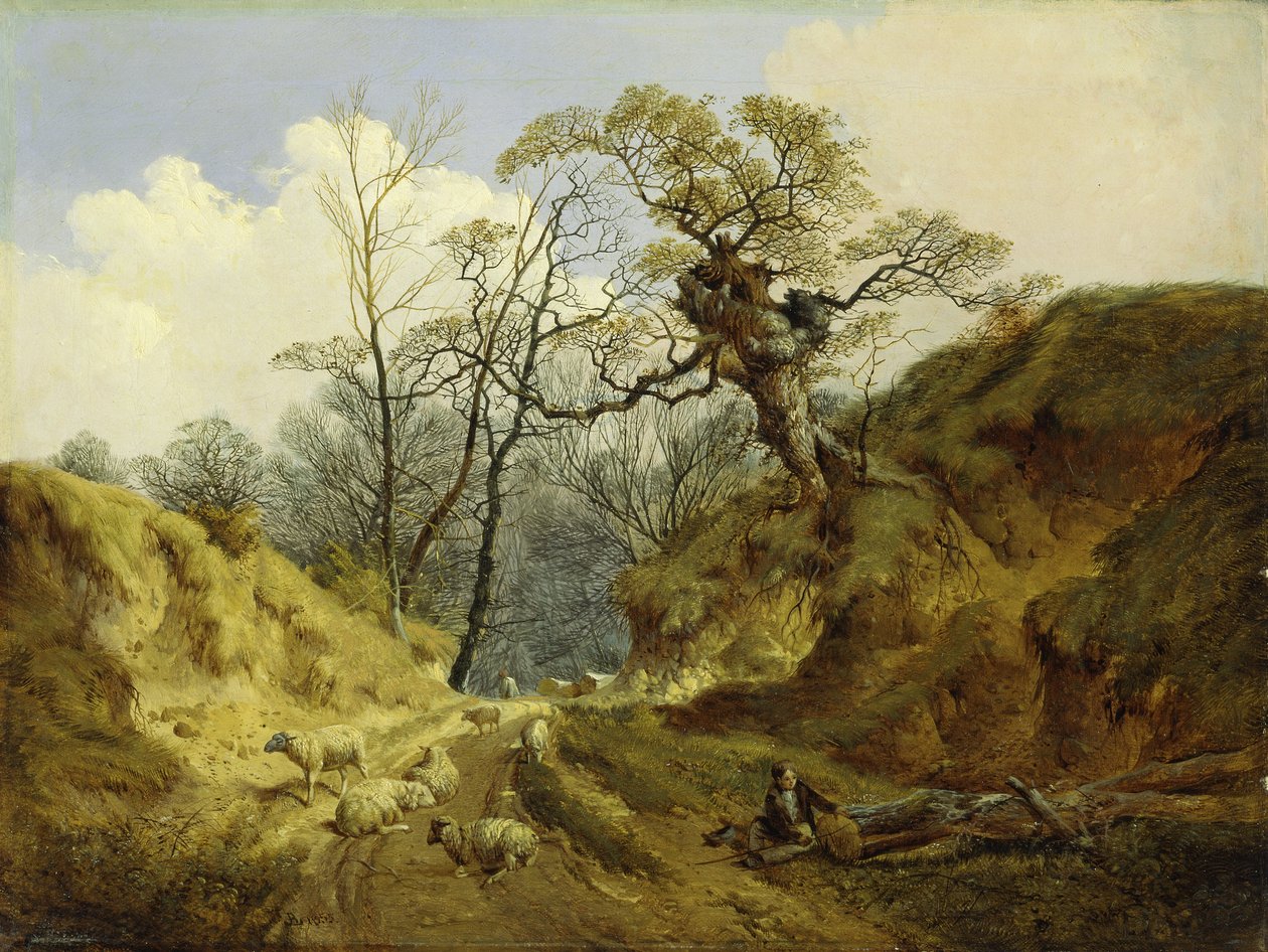 Crown Point, Whitlingham, nær Norwich af John Berney Ladbrooke