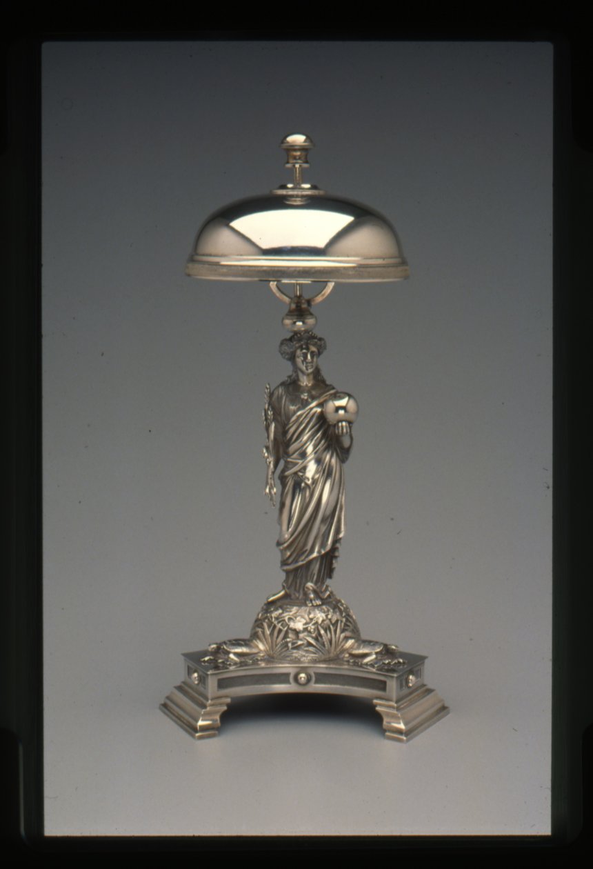 Middagsklokke, ca. 1860-70 (sølv) af John Bogert