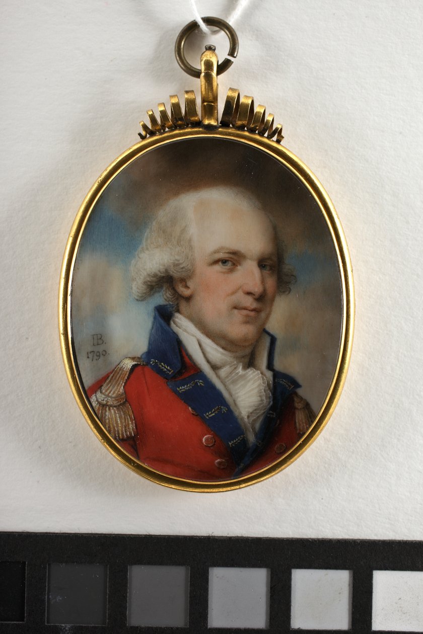 Ukendt officer fra Royal Welsh Fusilliers, 1790 af John Bogle