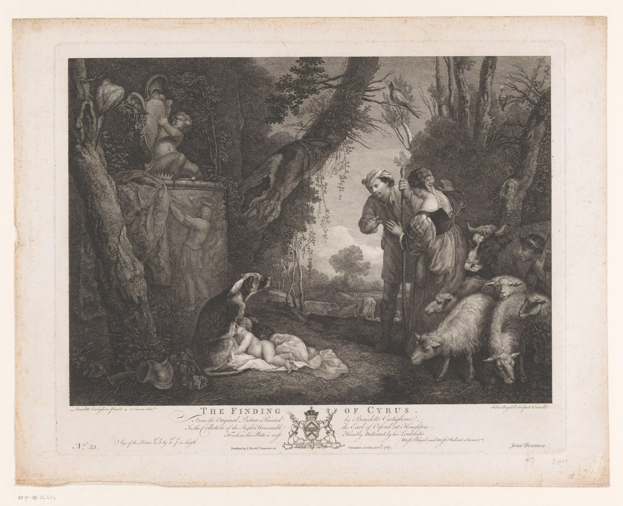 Cyrus er fundet Hovedmalerier i England (serietitel) The Most Capital Paintings in England (serietitel) af John Boydell