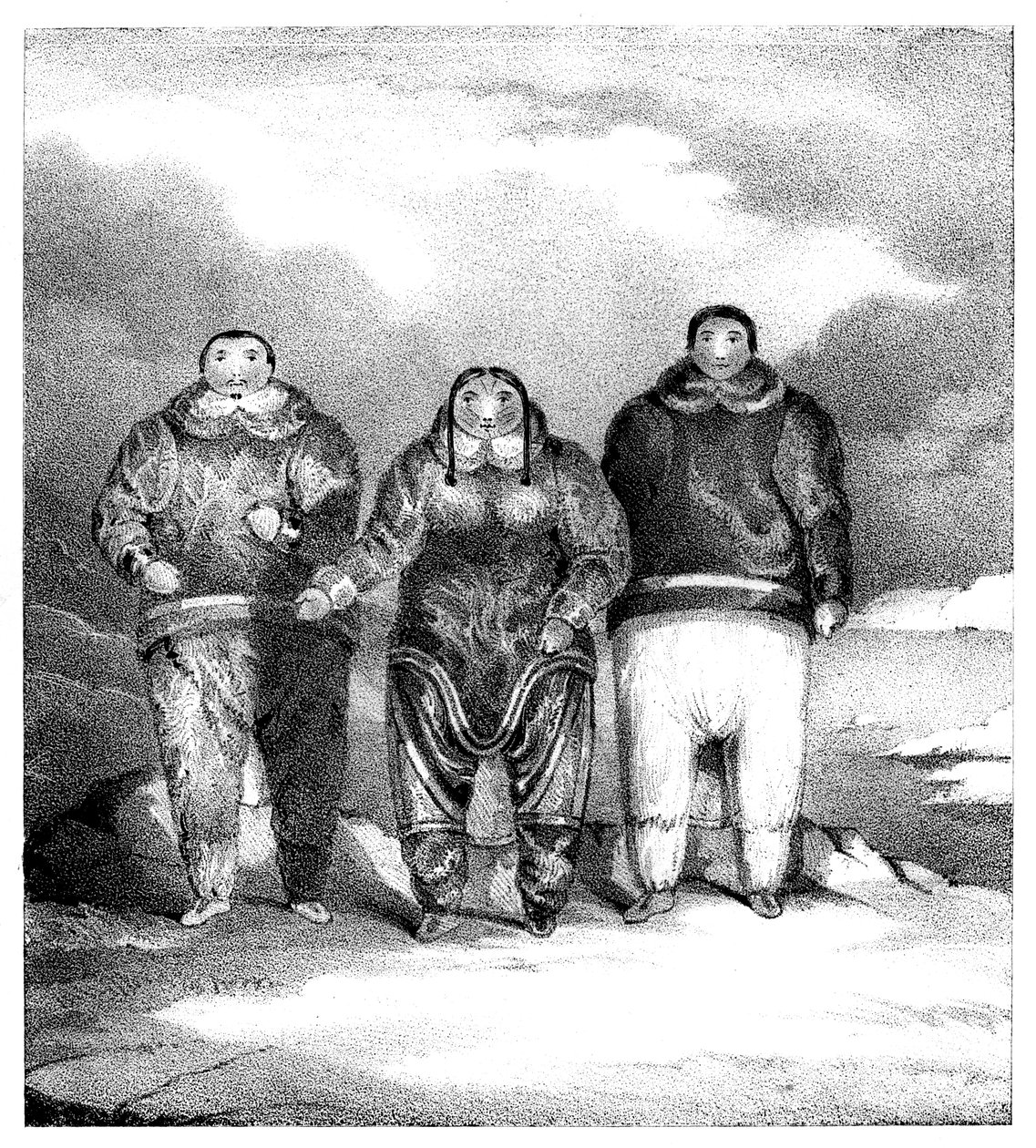 Poyettak, Kakikagiu, Aknalua, begyndelsen af ​​det 19. århundrede. af John Brandard