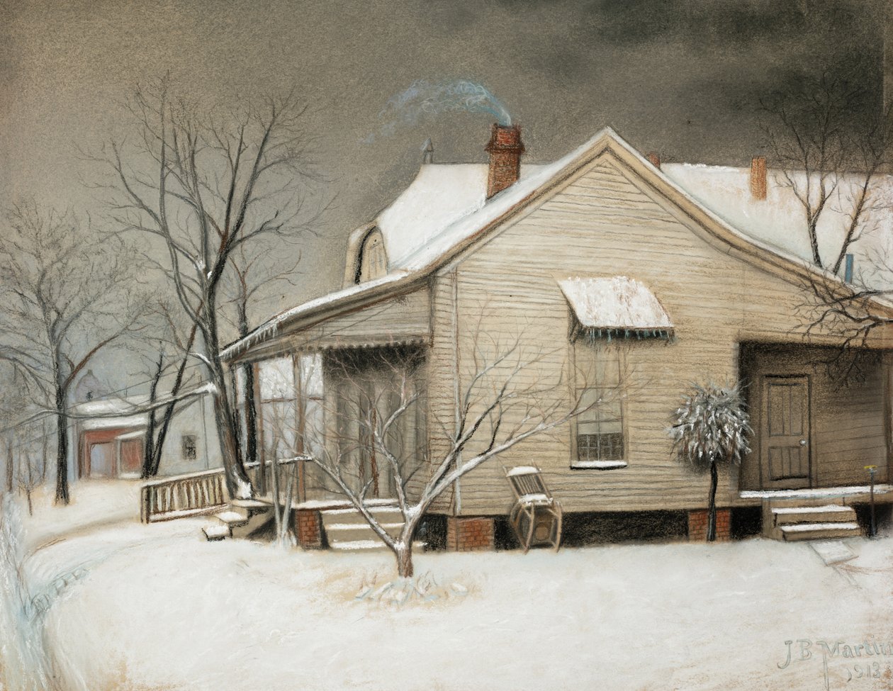 East Dallas House i sne af John Breckinridge Martin