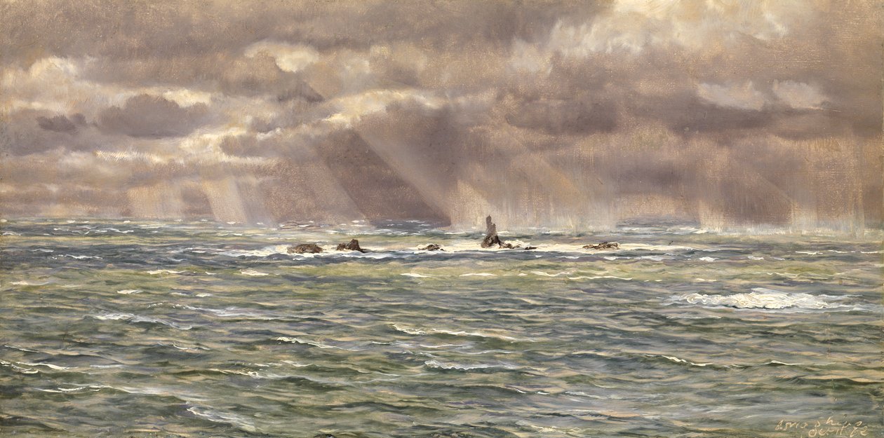 Langskibe, 1872 af John Brett