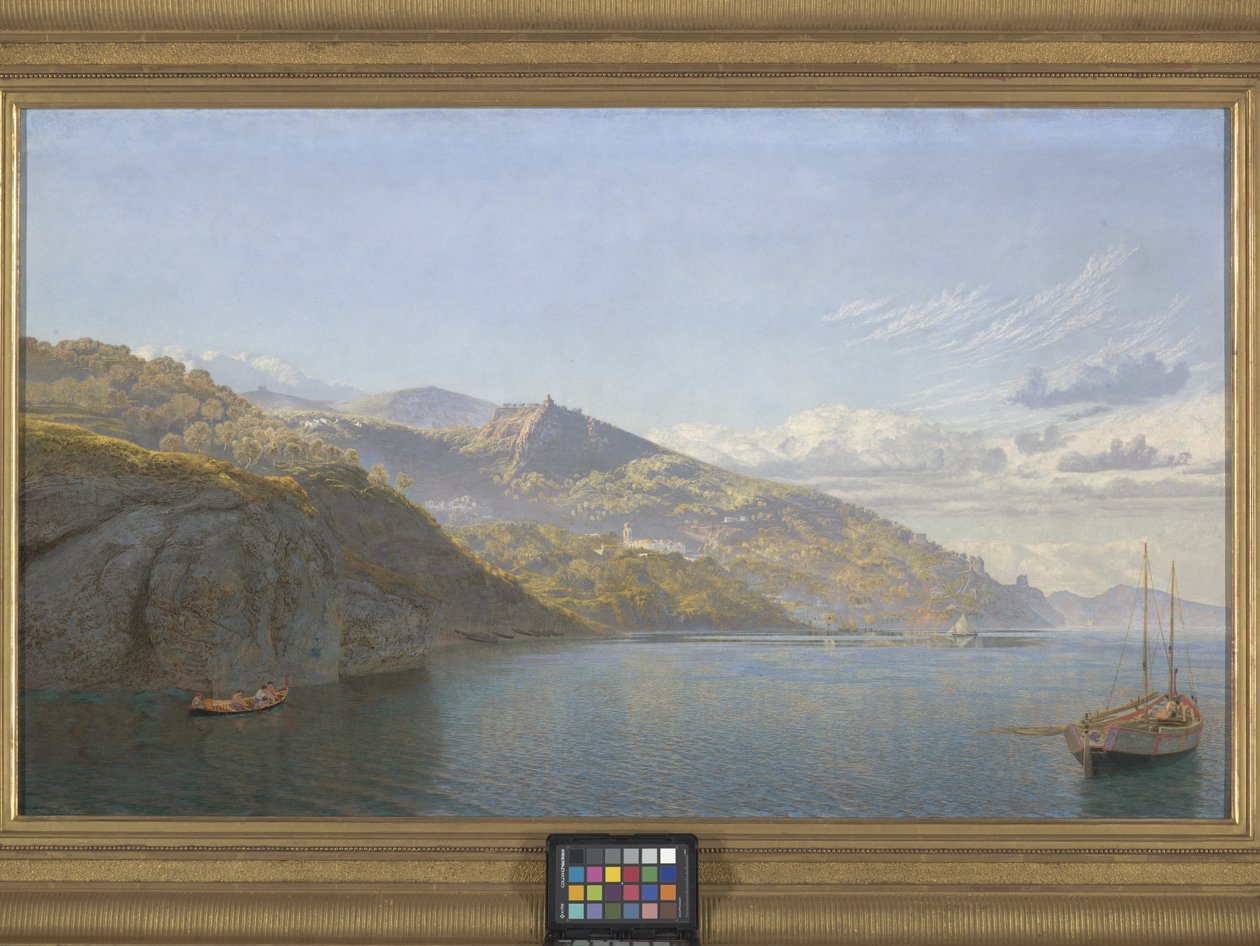 Massa, Napolibugten (olie på lærred) af John Brett