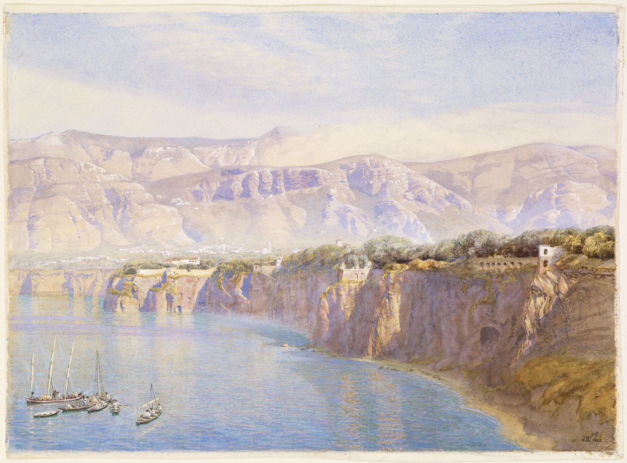 I nærheden af Sorrento af John Brett