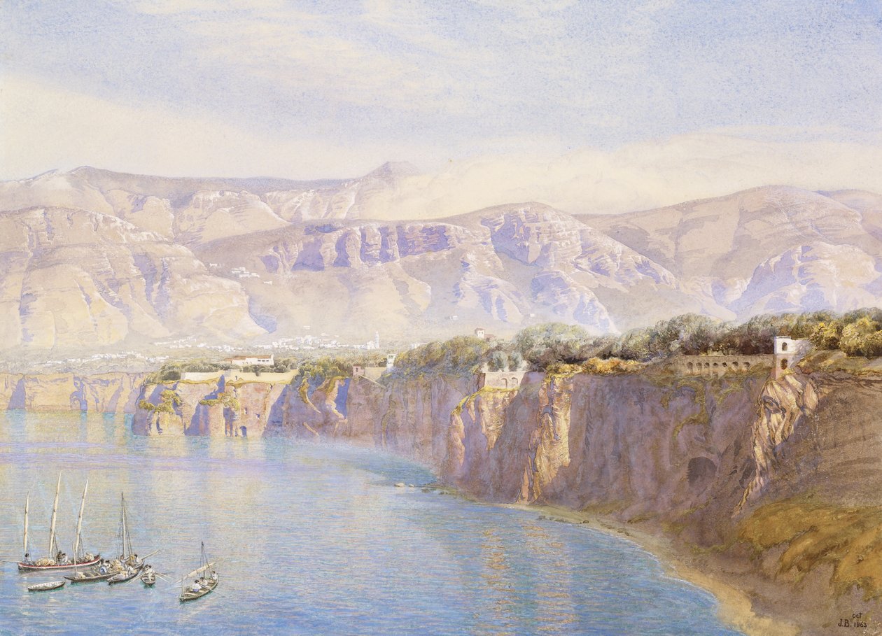 I nærheden af Sorrento af John Brett