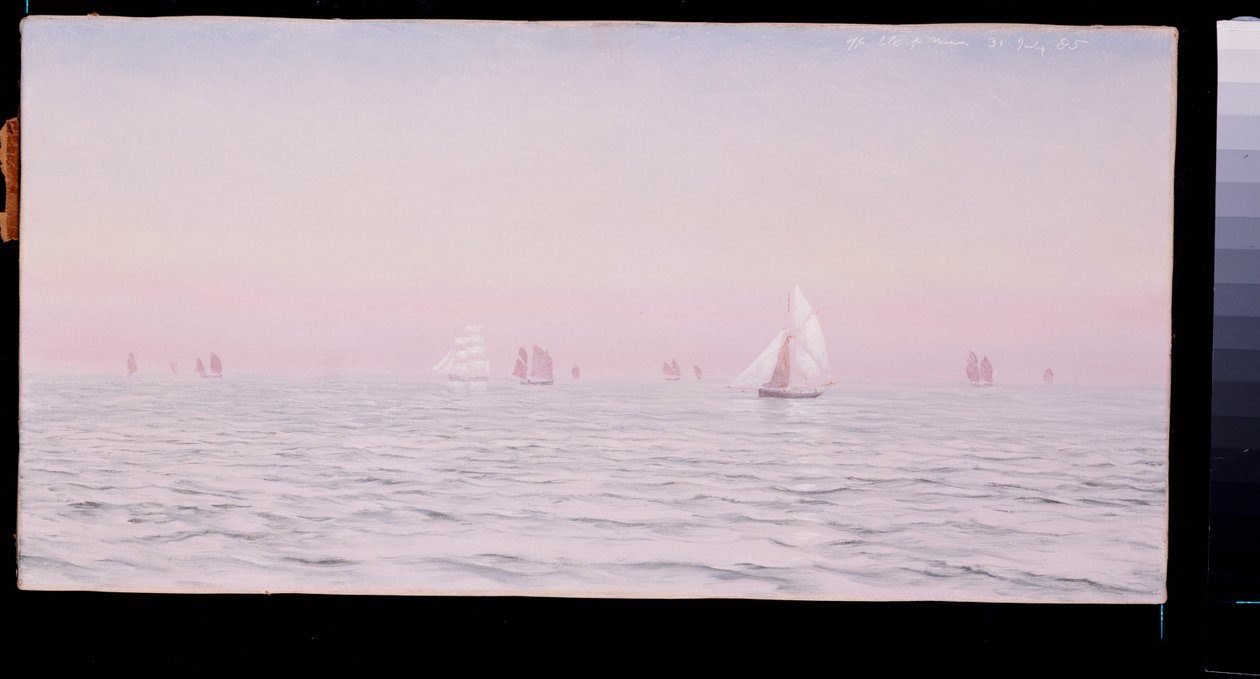 Ud for Isle of Man, 1885 af John Brett