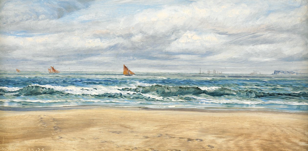 Tenby, 1879 af John Brett