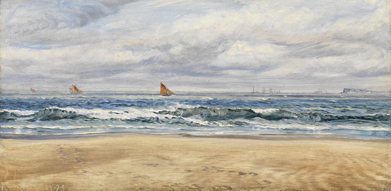 Tenby, 1879 af John Brett