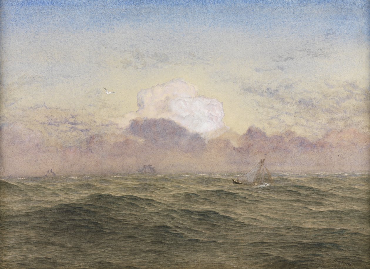 Det åbne hav, 1865 af John Brett