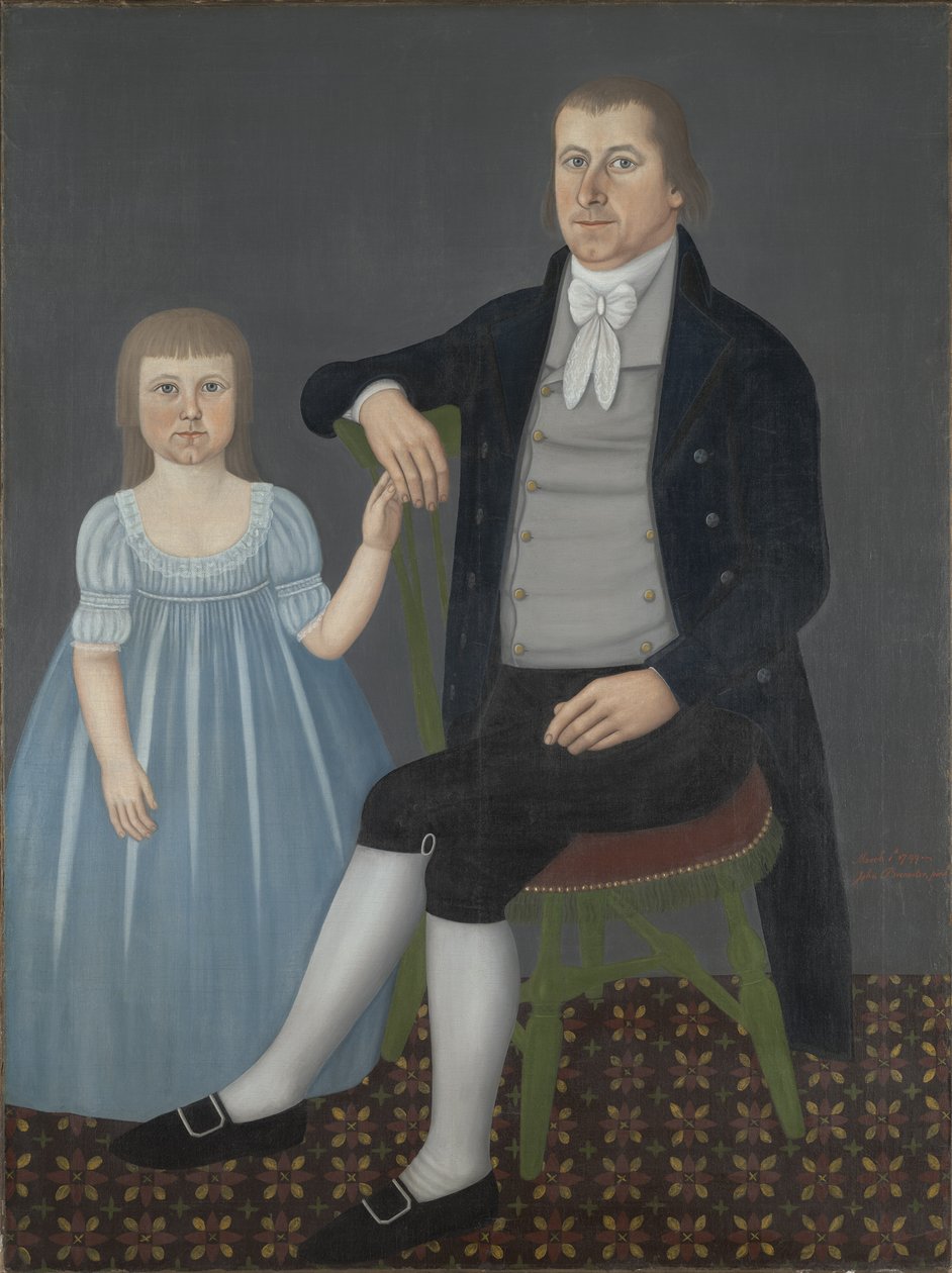Comfort Starr Mygatt og Lucy Mygatt, 1799 af John Brewster