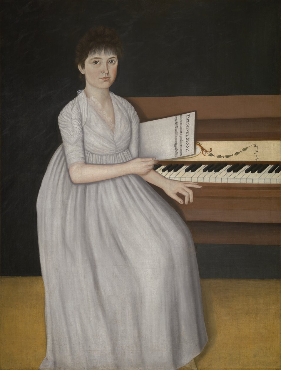 Portræt af Sarah Prince, ca. 1801 af John Brewster