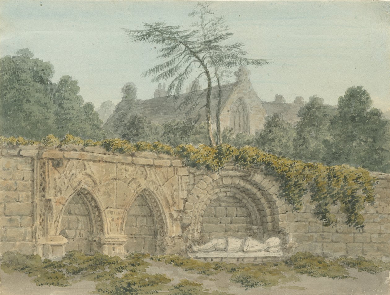 Burton-upon-Trent - Abbey af John Buckler