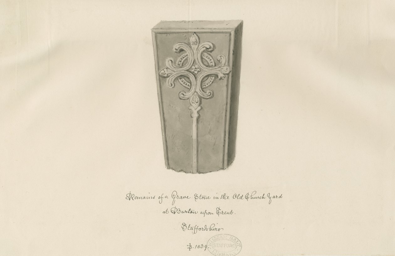 Burton-upon-Trent - Gravsten i 