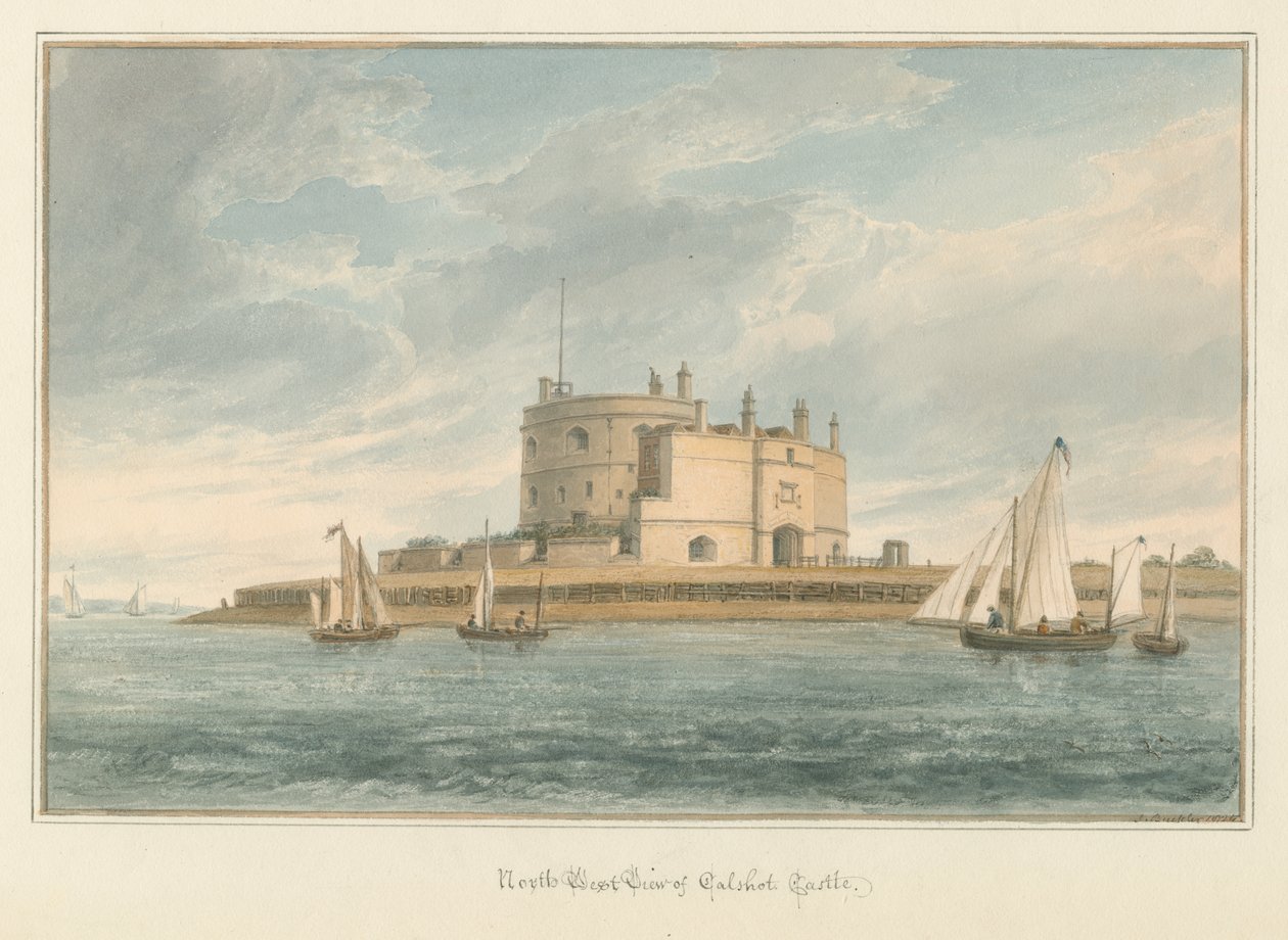 Hampshire - Calshot Castle af John Buckler