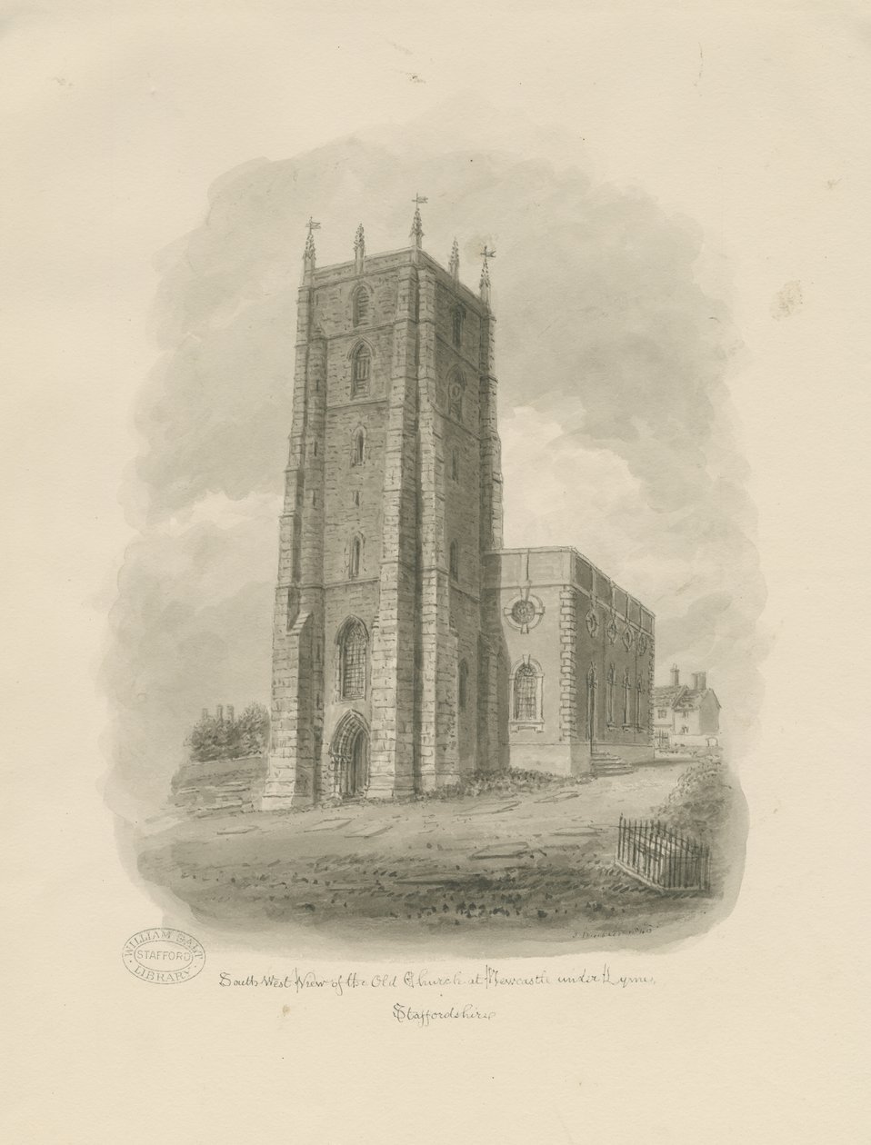 Newcastle-under-Lyme - "St. Giles the Abbot" dani af John Buckler
