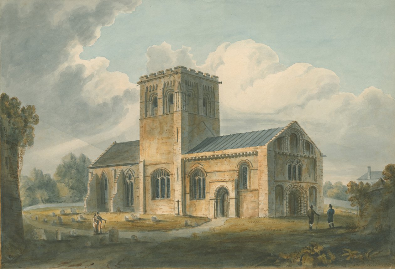 Oxfordshire - Meofley Church, 1802 af John Buckler