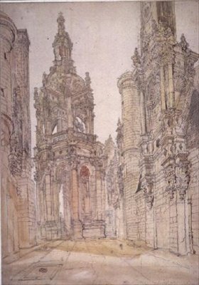 Lanternen, Chateau de Chambord af John Burgess