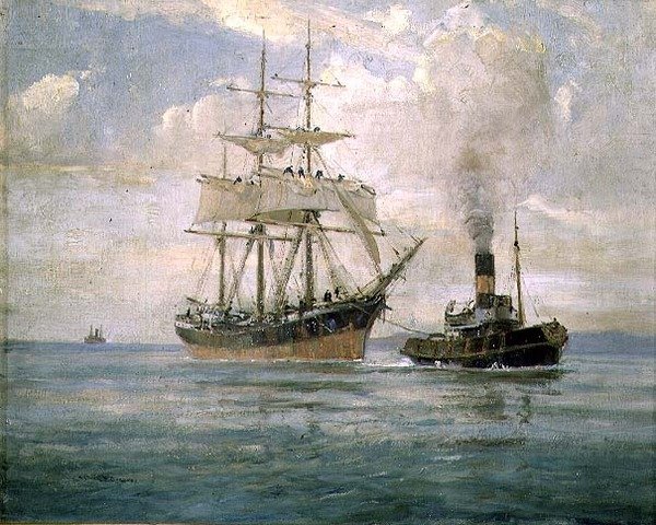 Slæbebåden af John Burgess