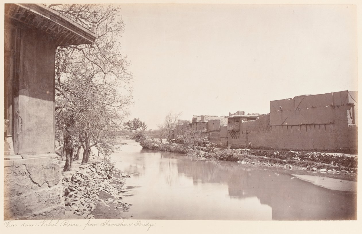Udsigt over Kabul-floden af John Burke