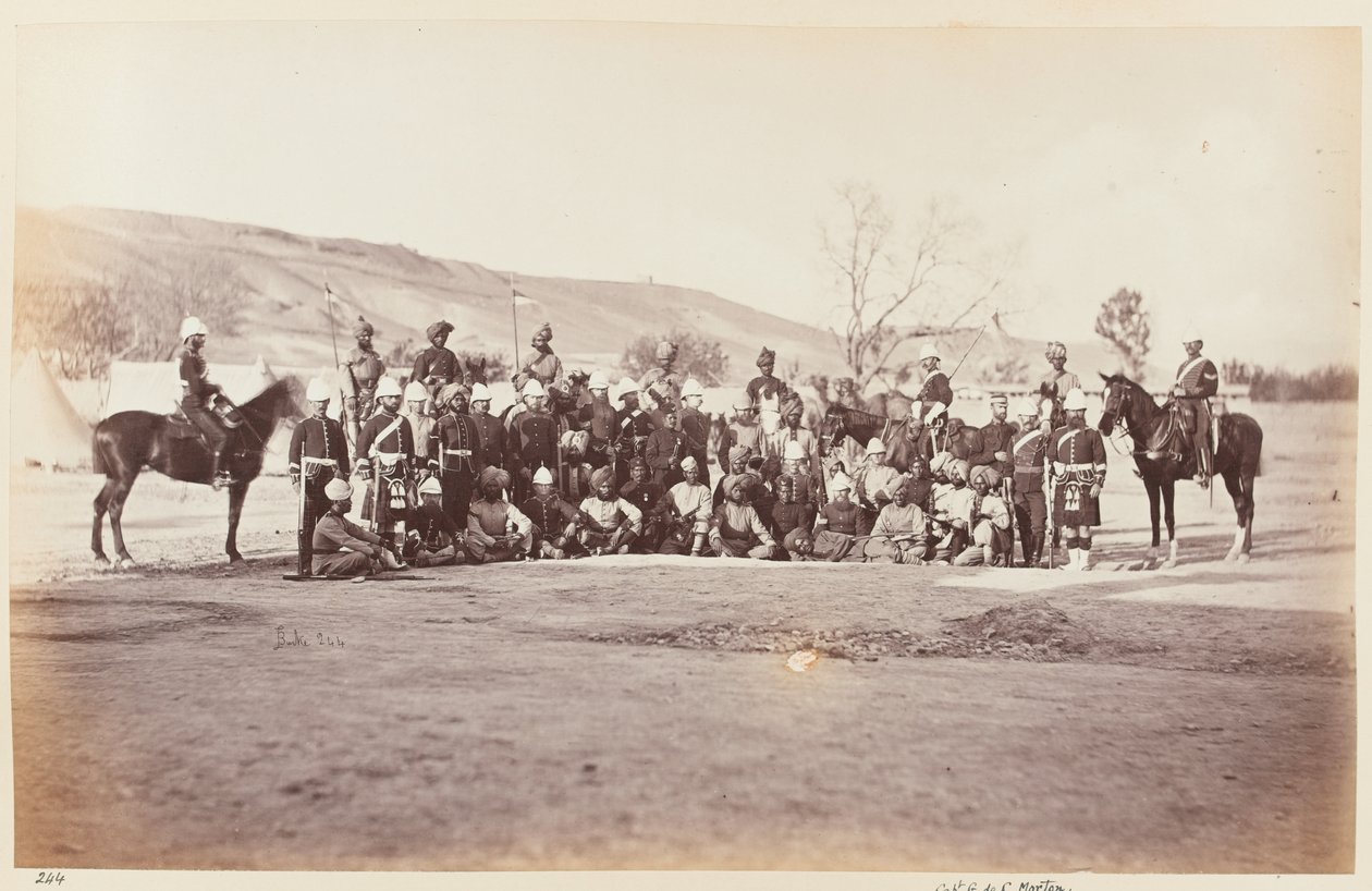 ?Assistentgeneraladjudant med prost-marskal og stab?, 1879 ca. af John Burke