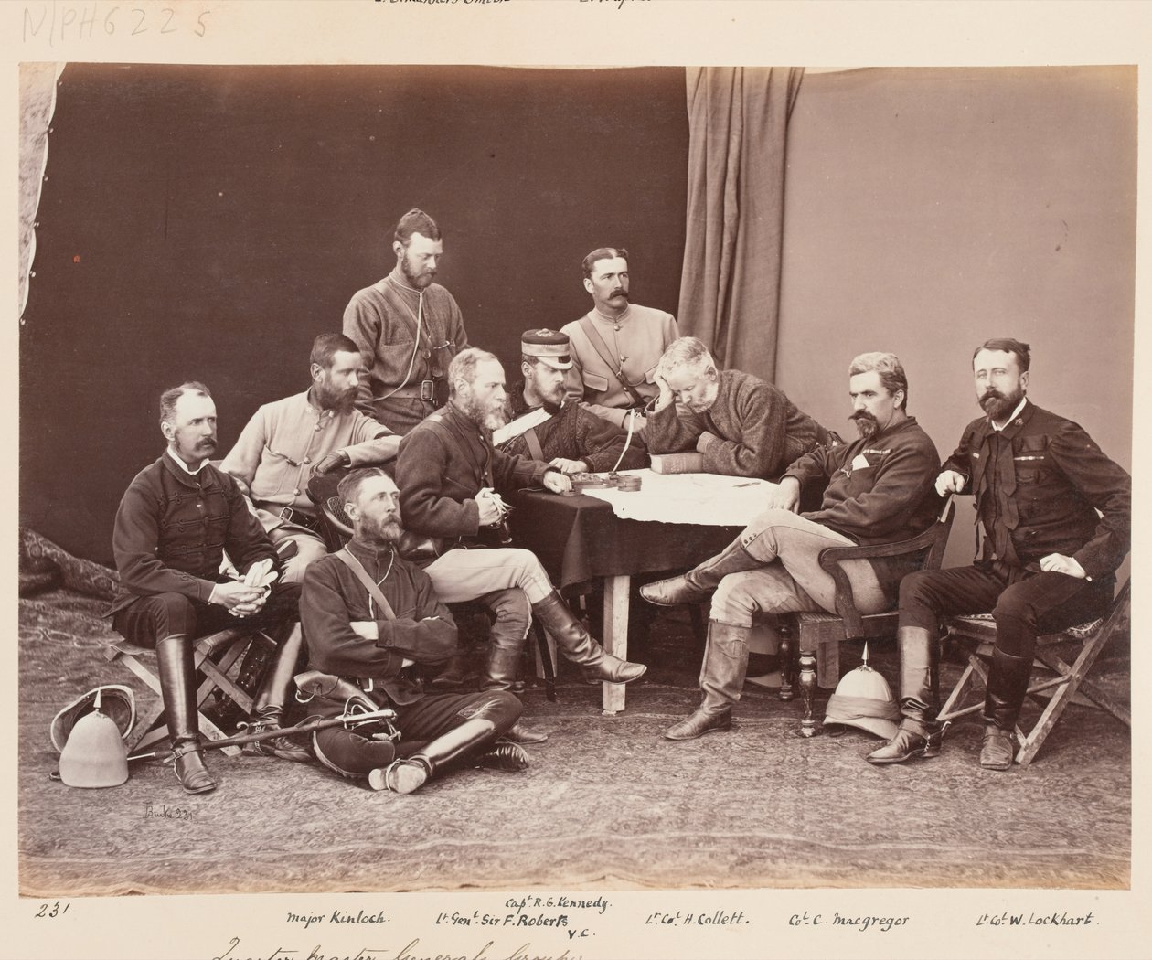 Generalkvartermestergruppen, februar 1880 af John Burke